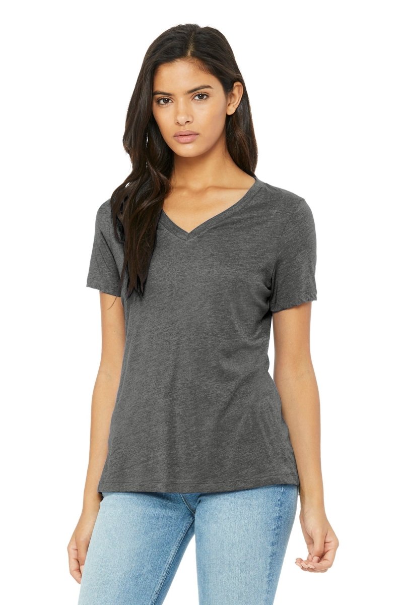 BELLA+CANVASÂ® Women's Relaxed Triblend V-Neck Tee BC6415 - uslegacypromotions