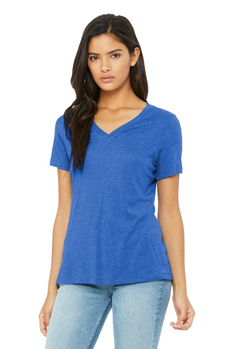 BELLA+CANVASÂ® Women's Relaxed Triblend V-Neck Tee BC6415 - uslegacypromotions