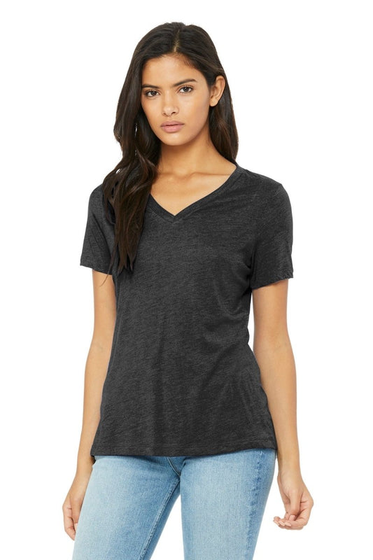 BELLA+CANVASÂ® Women's Relaxed Triblend V-Neck Tee BC6415 - uslegacypromotions
