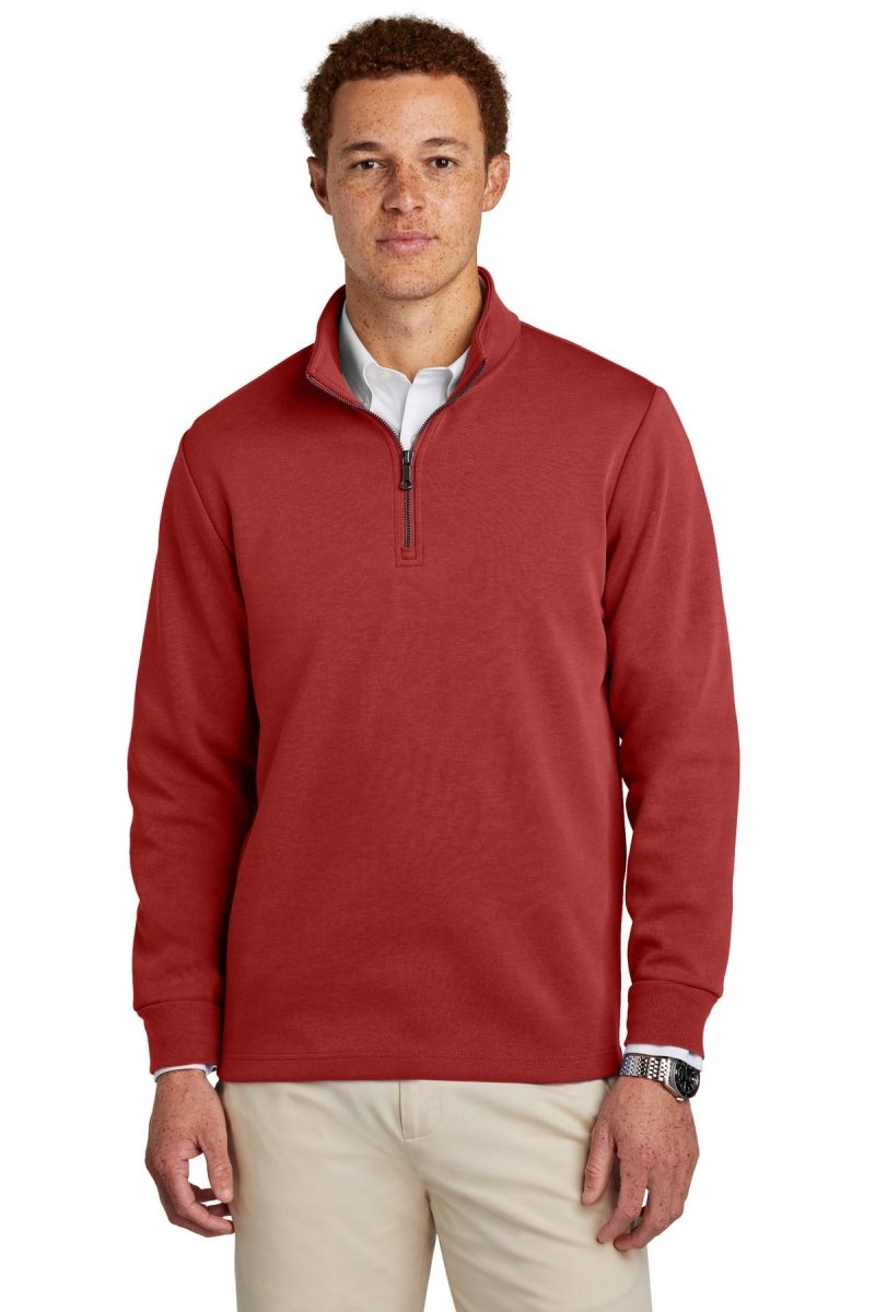 Brooks BrothersÂ® Double-Knit 1/4-Zip BB18206 - uslegacypromotions