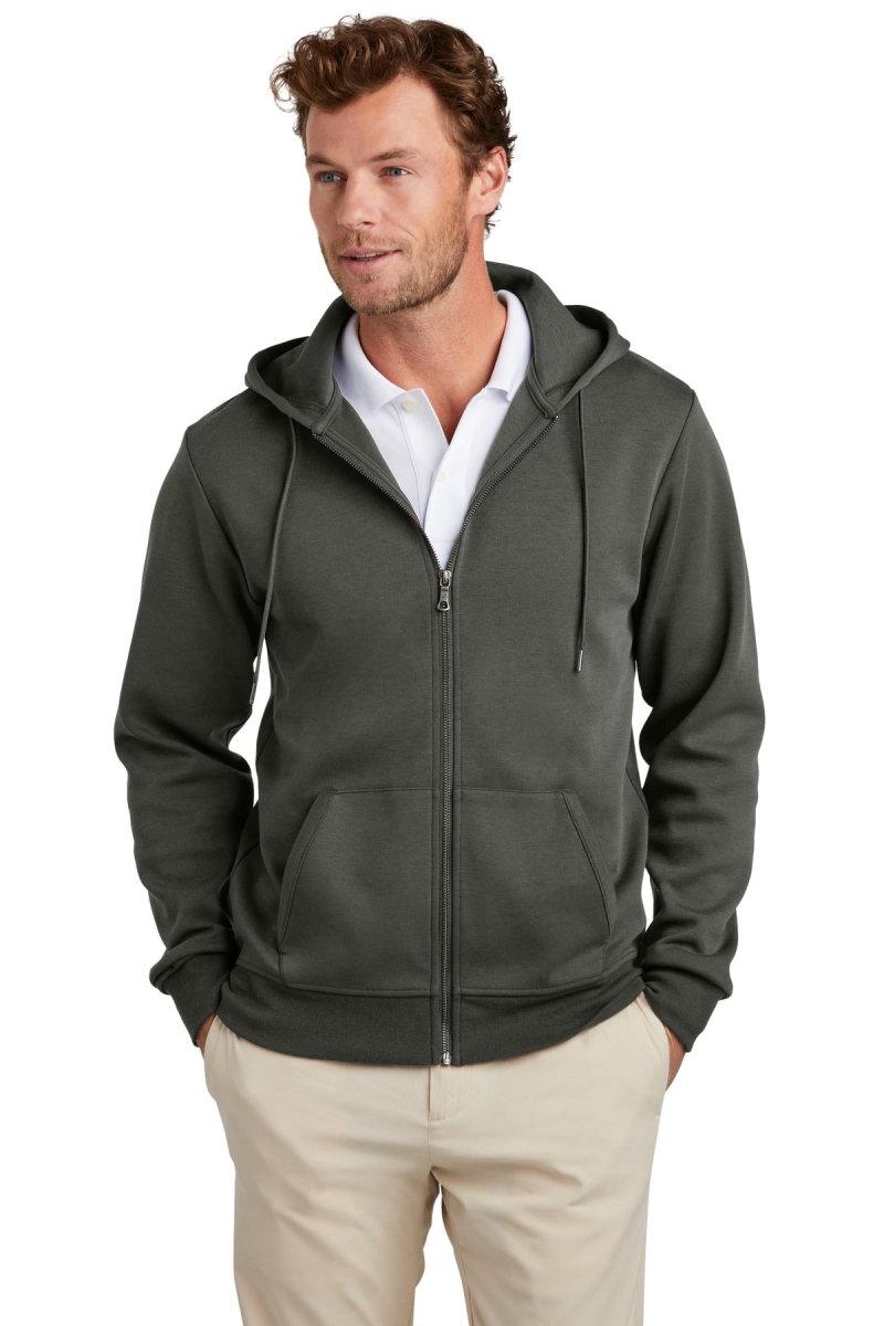 Brooks BrothersÂ® Double-Knit Full-Zip Hoodie BB18208 - uslegacypromotions