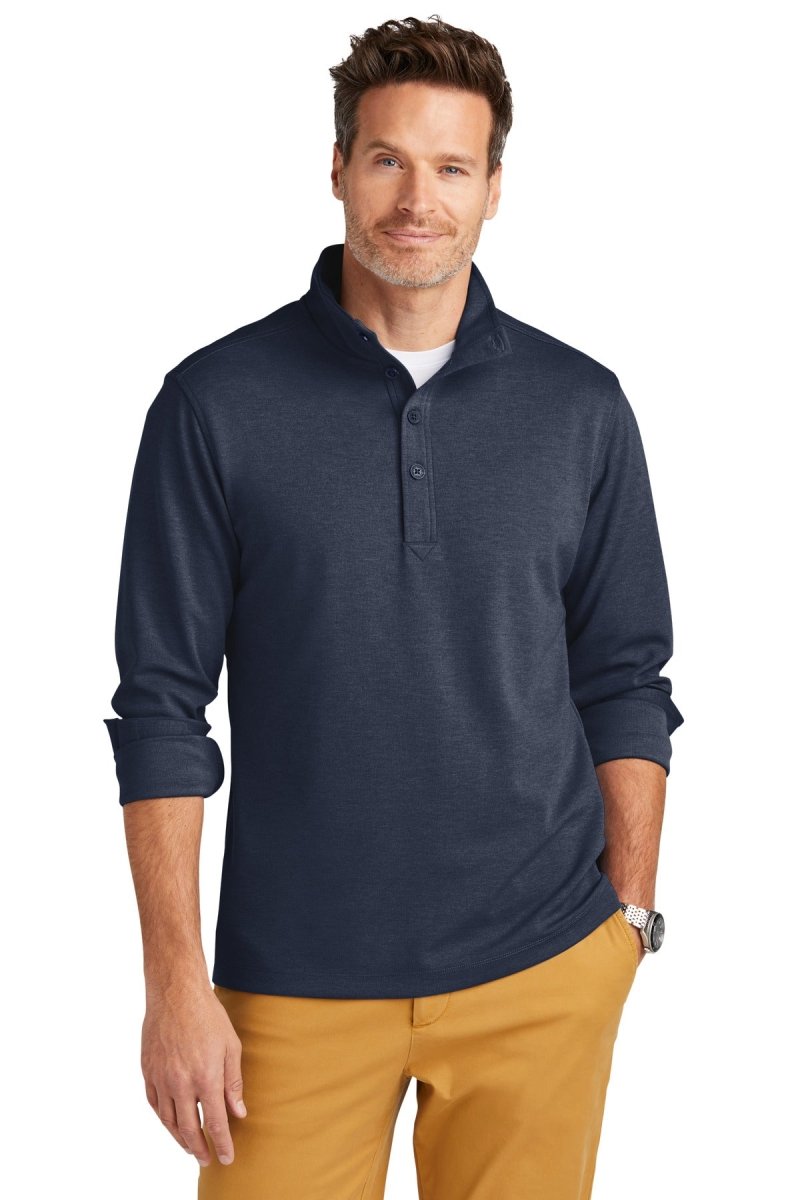 Brooks BrothersÂ® Mid-Layer Stretch 1/2-Button BB18202 - uslegacypromotions