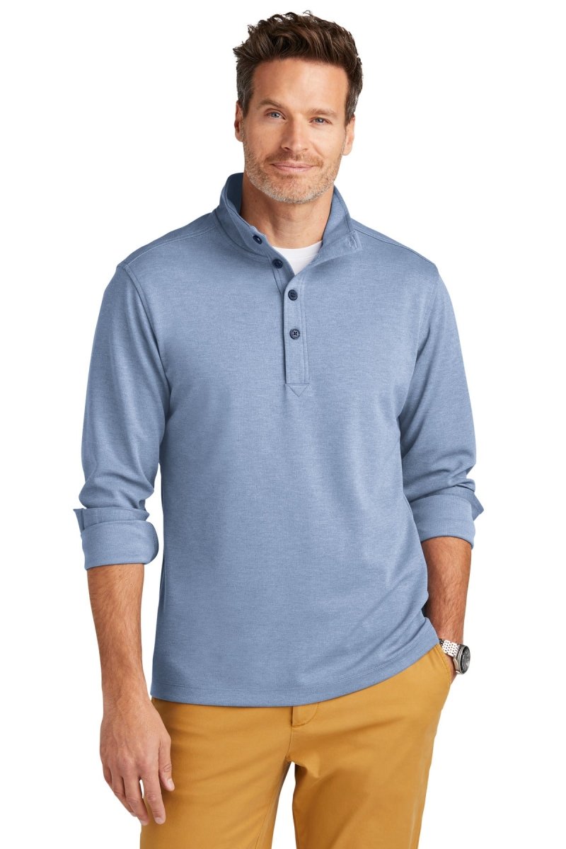 Brooks BrothersÂ® Mid-Layer Stretch 1/2-Button BB18202 - uslegacypromotions