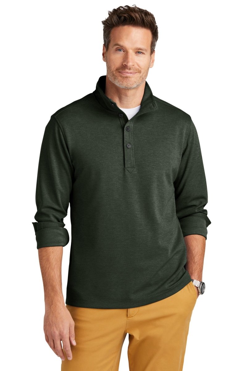 Brooks BrothersÂ® Mid-Layer Stretch 1/2-Button BB18202 - uslegacypromotions