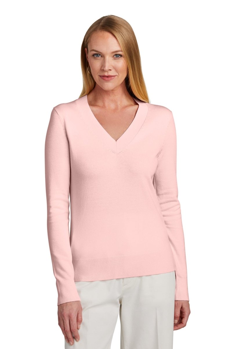 Brooks BrothersÂ® Women's Cotton Stretch V-Neck Sweater BB18401 - uslegacypromotions