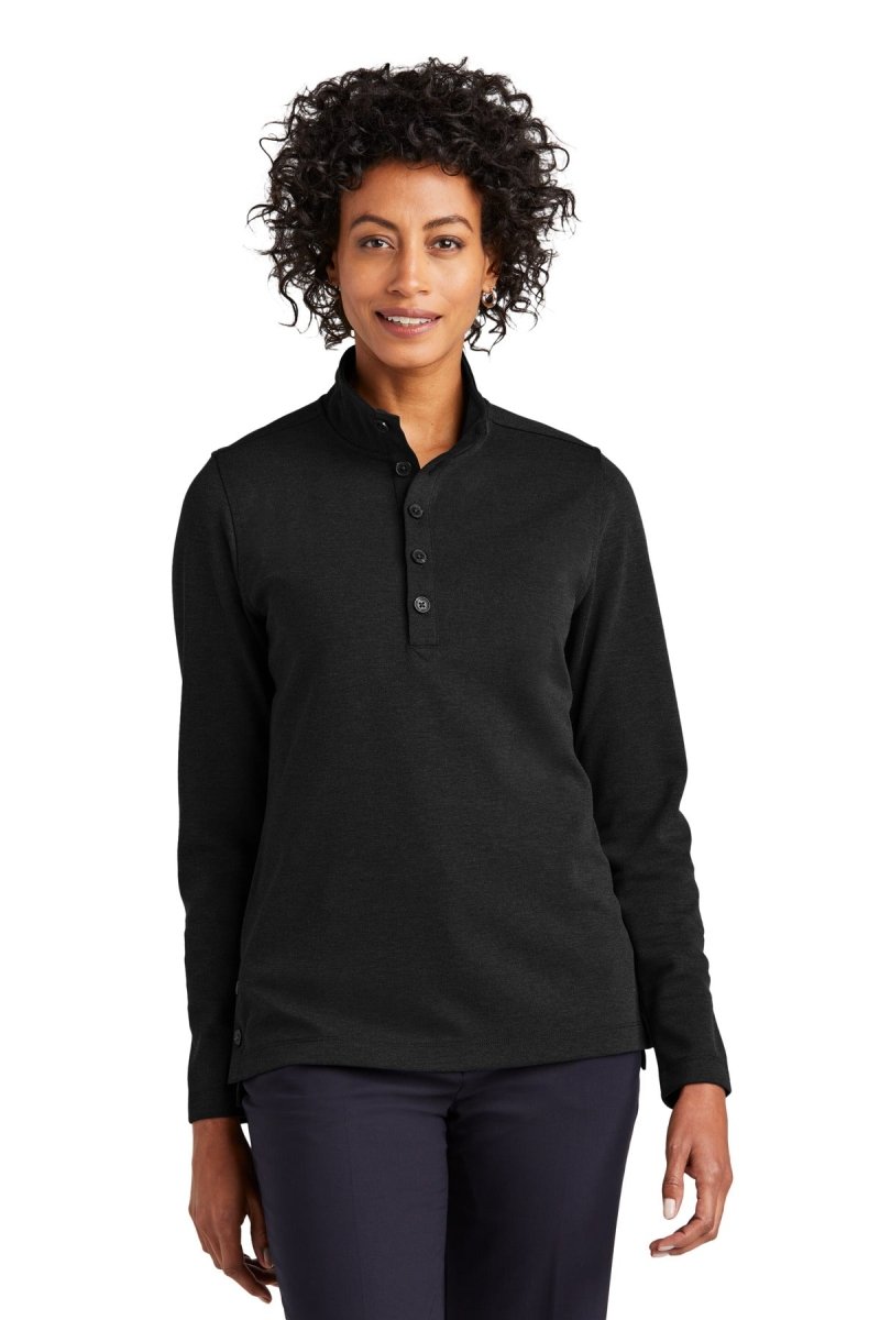 Brooks BrothersÂ® Women's Mid-Layer Stretch 1/2-Button BB18203 - uslegacypromotions