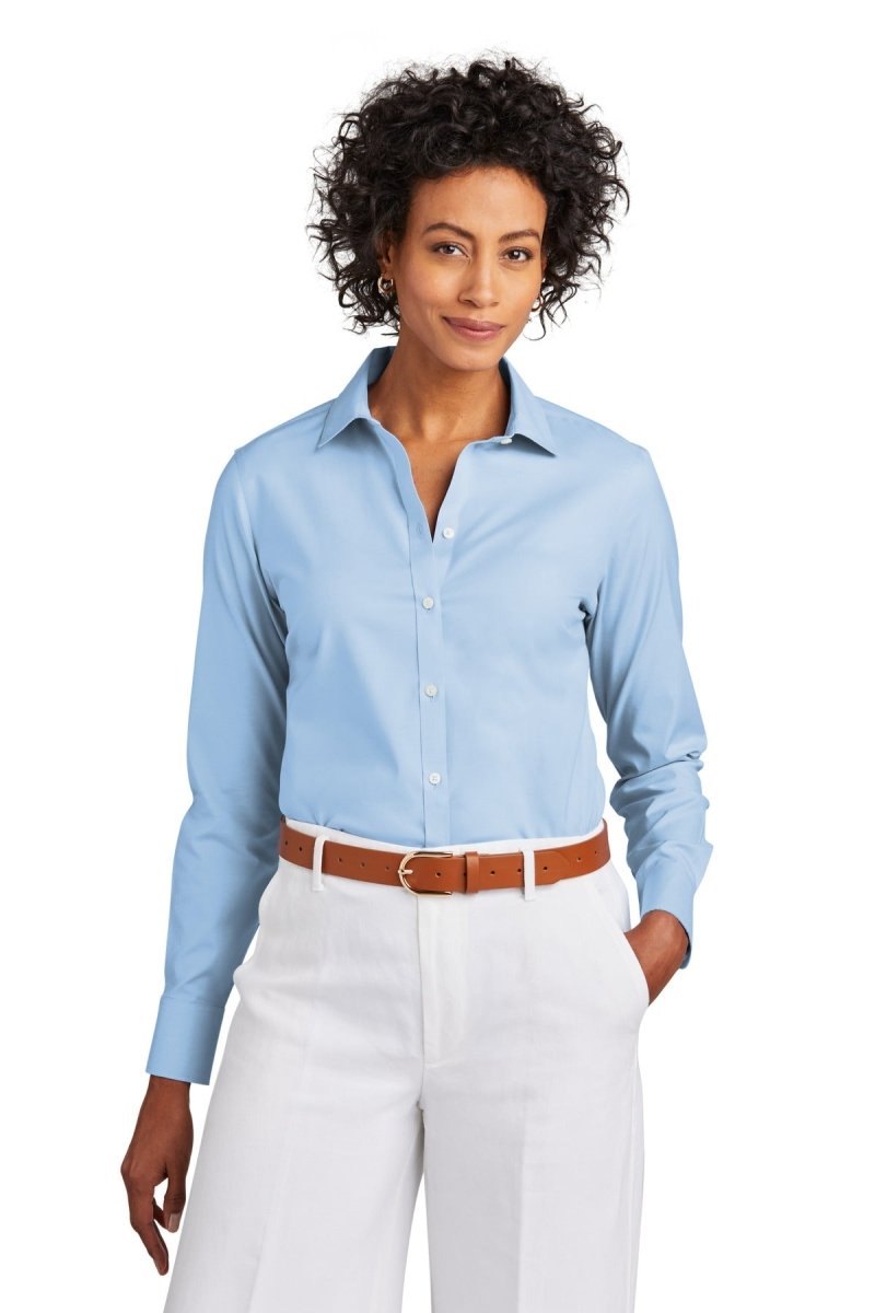 Brooks BrothersÂ® Women's Wrinkle-Free Stretch Pinpoint Shirt BB18001 - uslegacypromotions