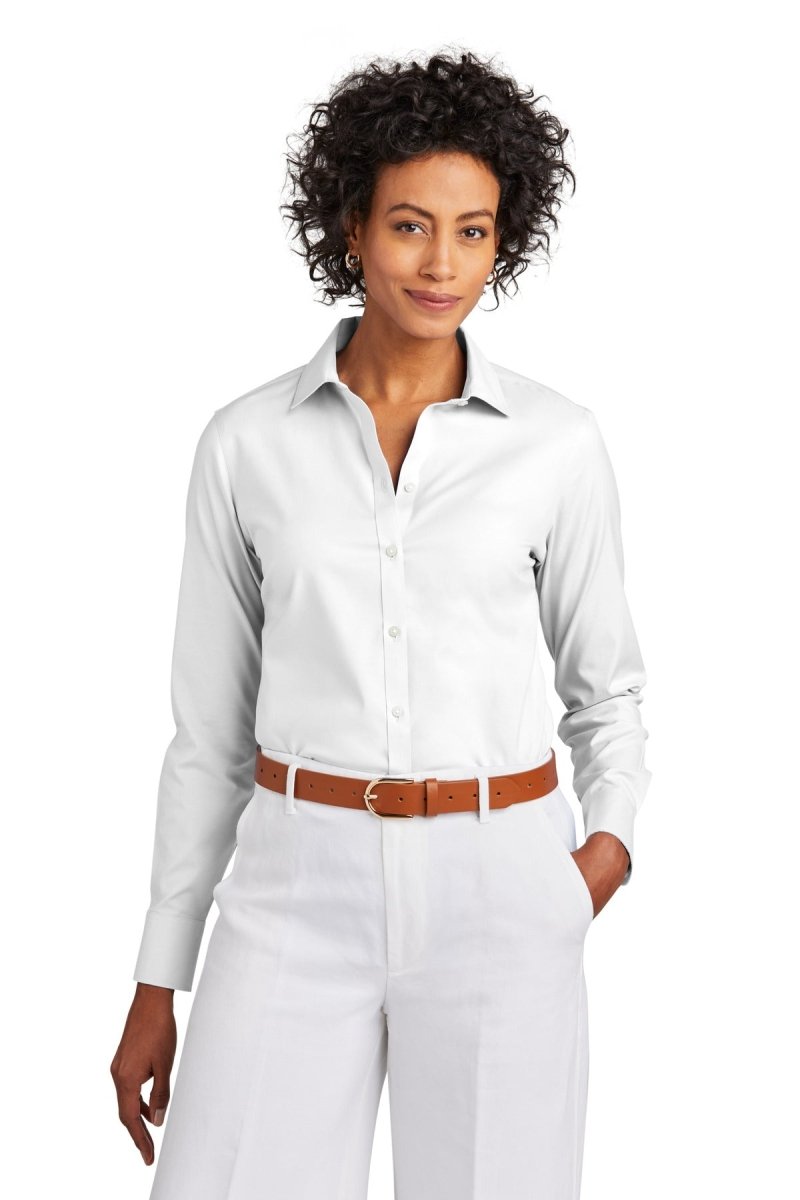 Brooks BrothersÂ® Women's Wrinkle-Free Stretch Pinpoint Shirt BB18001 - uslegacypromotions
