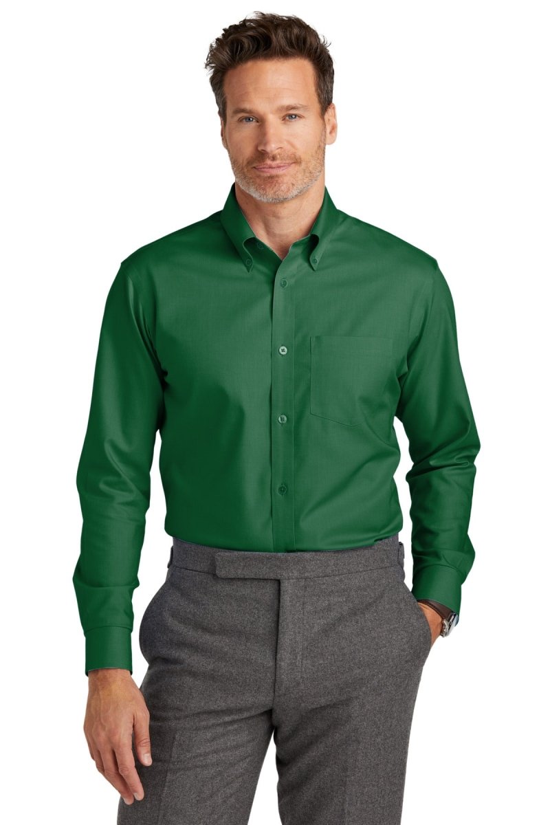 Brooks BrothersÂ® Wrinkle-Free Stretch Nailhead Shirt BB18002 - uslegacypromotions