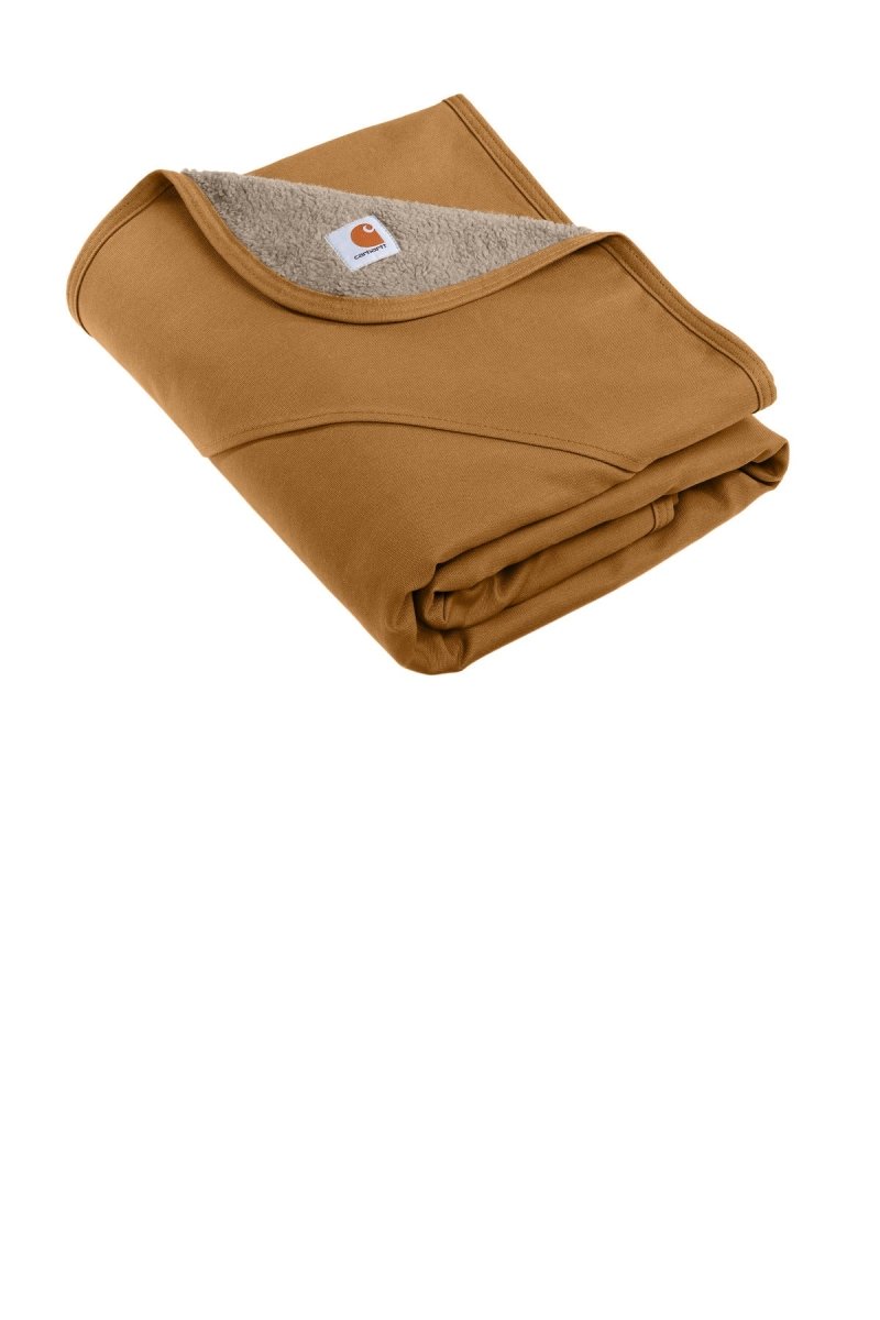 CarharttÂ® Firm Duck Sherpa-Lined Blanket CTP0000502 - uslegacypromotions