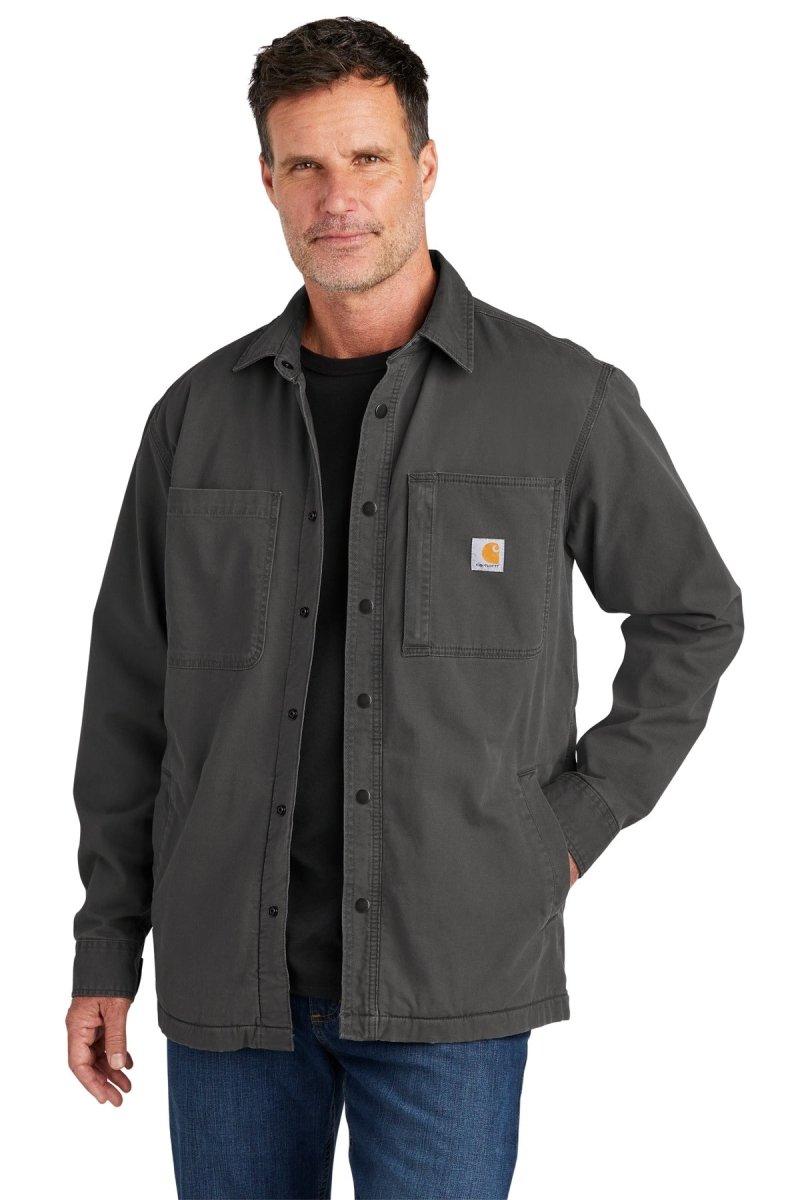 CarharttÂ® Rugged FlexÂ® Fleece-Lined Shirt Jac CT105532 - uslegacypromotions