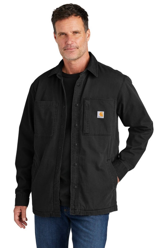 CarharttÂ® Rugged FlexÂ® Fleece-Lined Shirt Jac CT105532 - uslegacypromotions