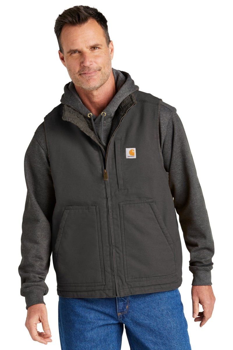 CarharttÂ® Sherpa-Lined Mock Neck Vest CT104277 - uslegacypromotions