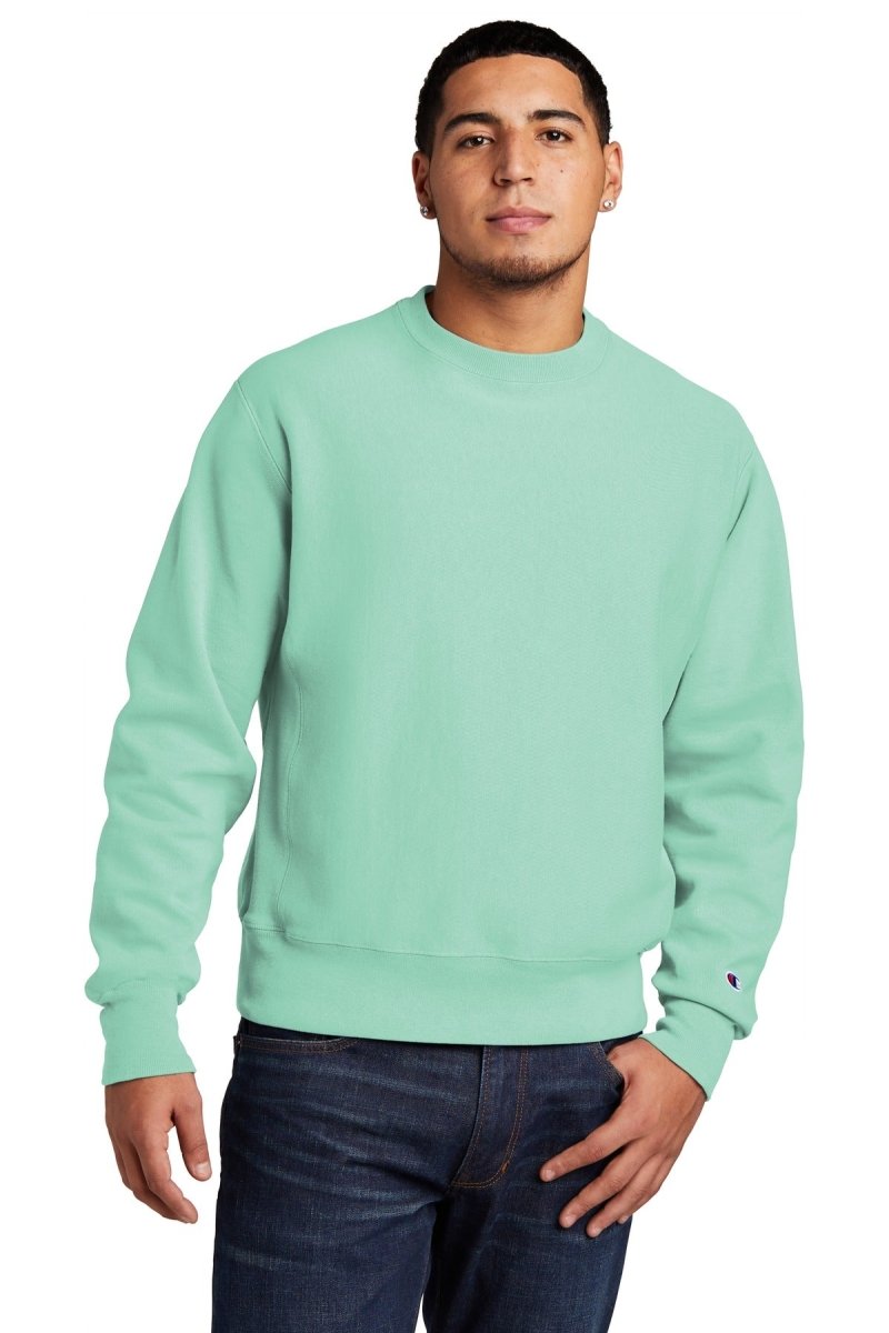 Champion Â® Reverse Weave Â® Garment-Dyed Crewneck Sweatshirt. GDS149 - uslegacypromotions