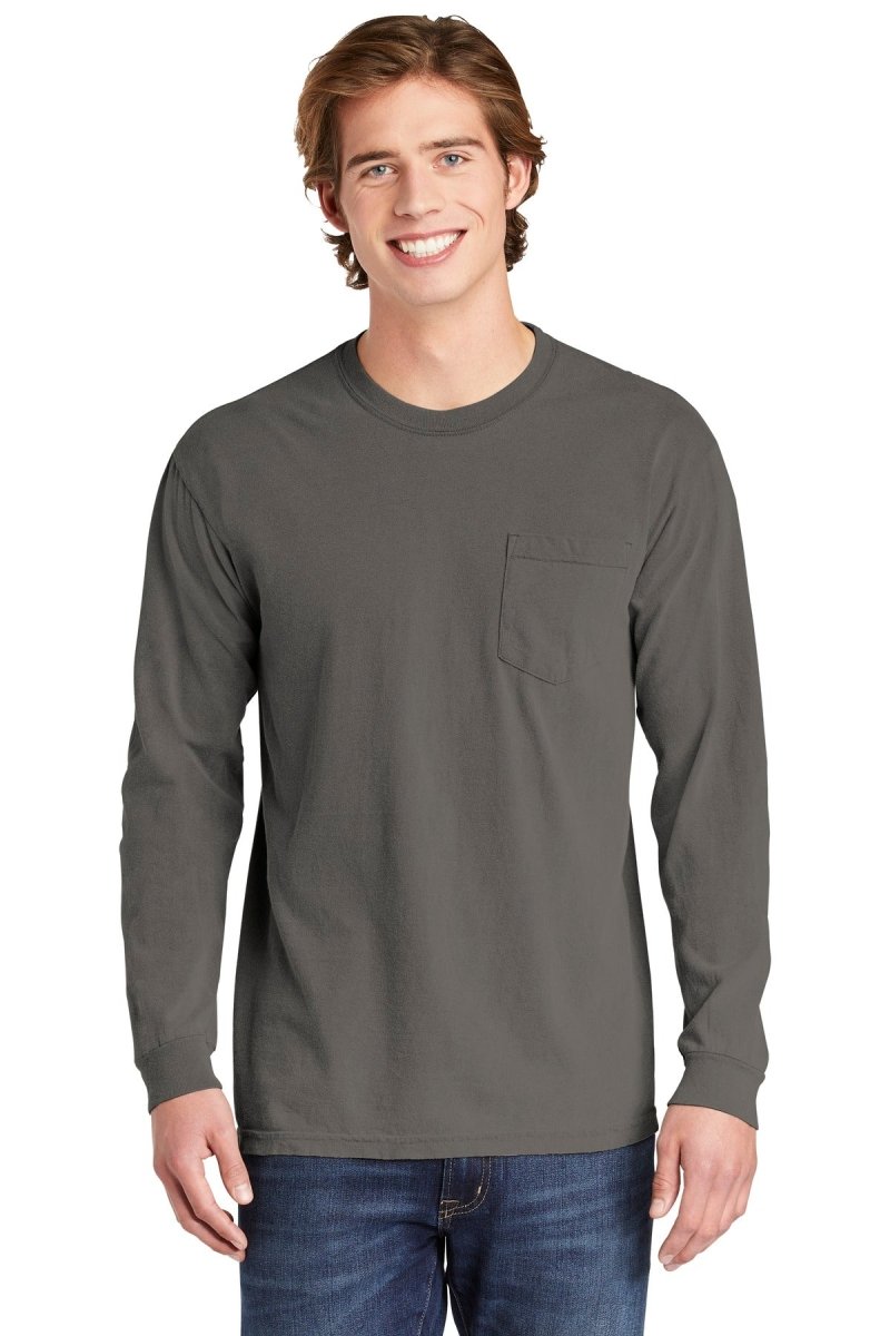 COMFORT COLORS Â® Heavyweight Ring Spun Long Sleeve Pocket Tee. 4410 - uslegacypromotions