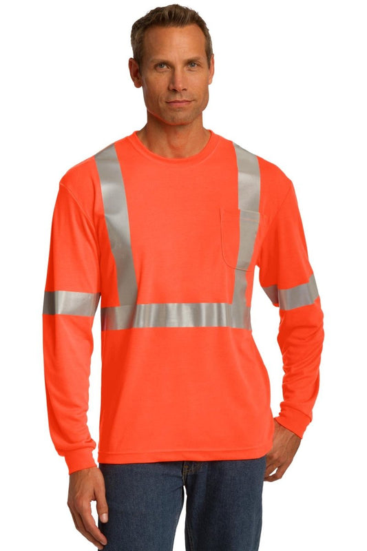 CornerStoneÂ® ANSI 107 Class 2 Long Sleeve Safety T-Shirt. CS401LS - uslegacypromotions