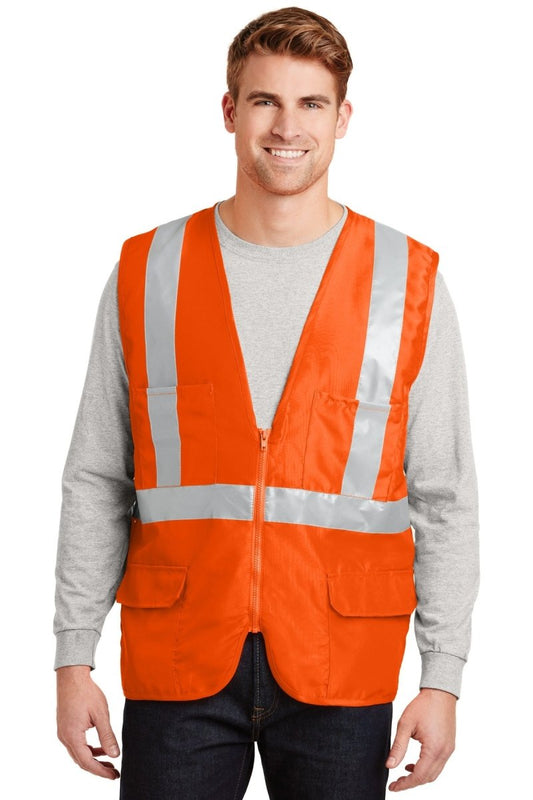 CornerStoneÂ® - ANSI 107 Class 2 Mesh Back Safety Vest. CSV405 - uslegacypromotions