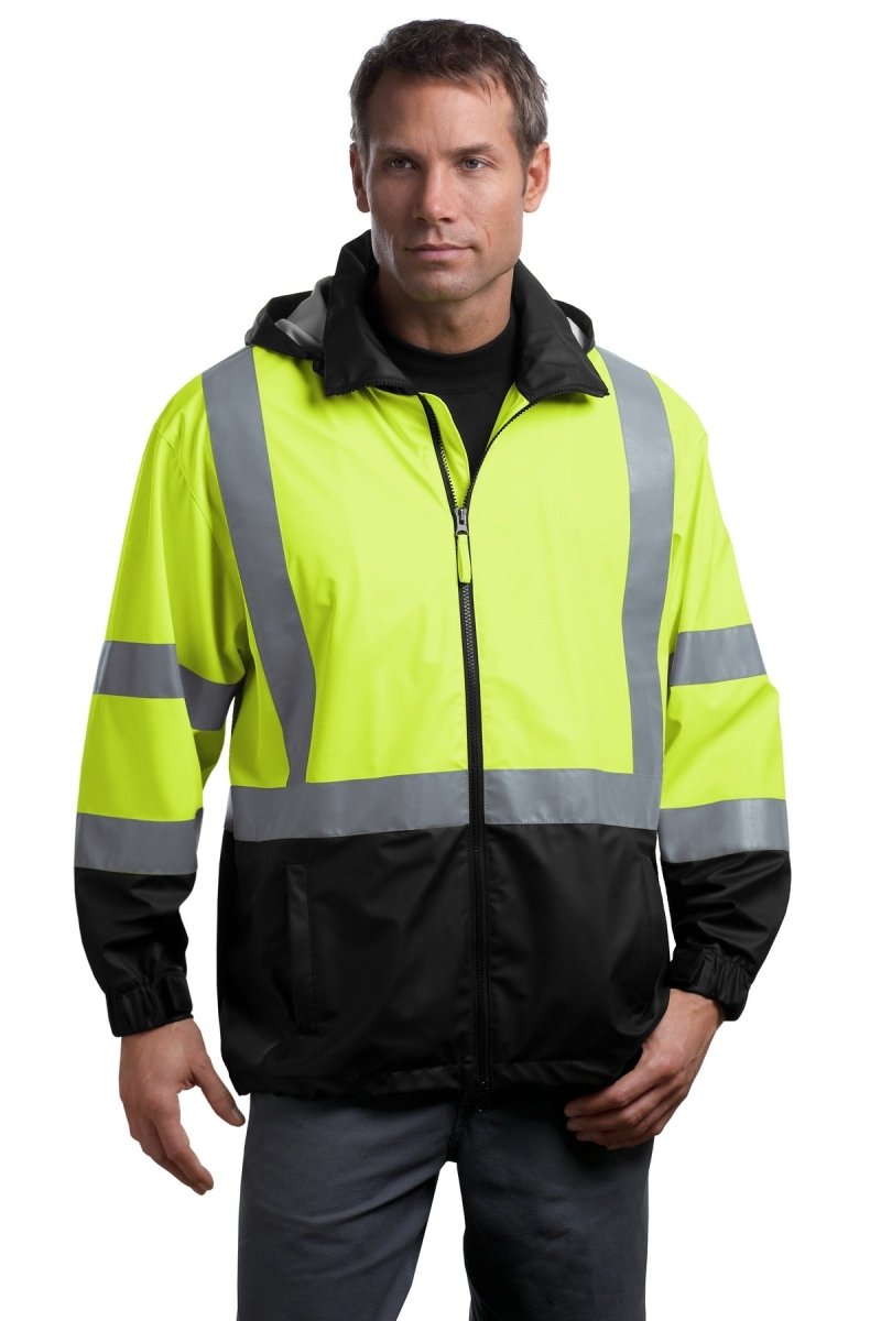 CornerStoneÂ® - ANSI 107 Class 3 Safety Windbreaker. CSJ25 - uslegacypromotions