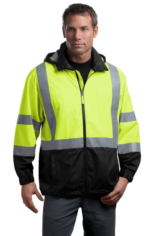 CornerStoneÂ® - ANSI 107 Class 3 Safety Windbreaker. CSJ25 - uslegacypromotions