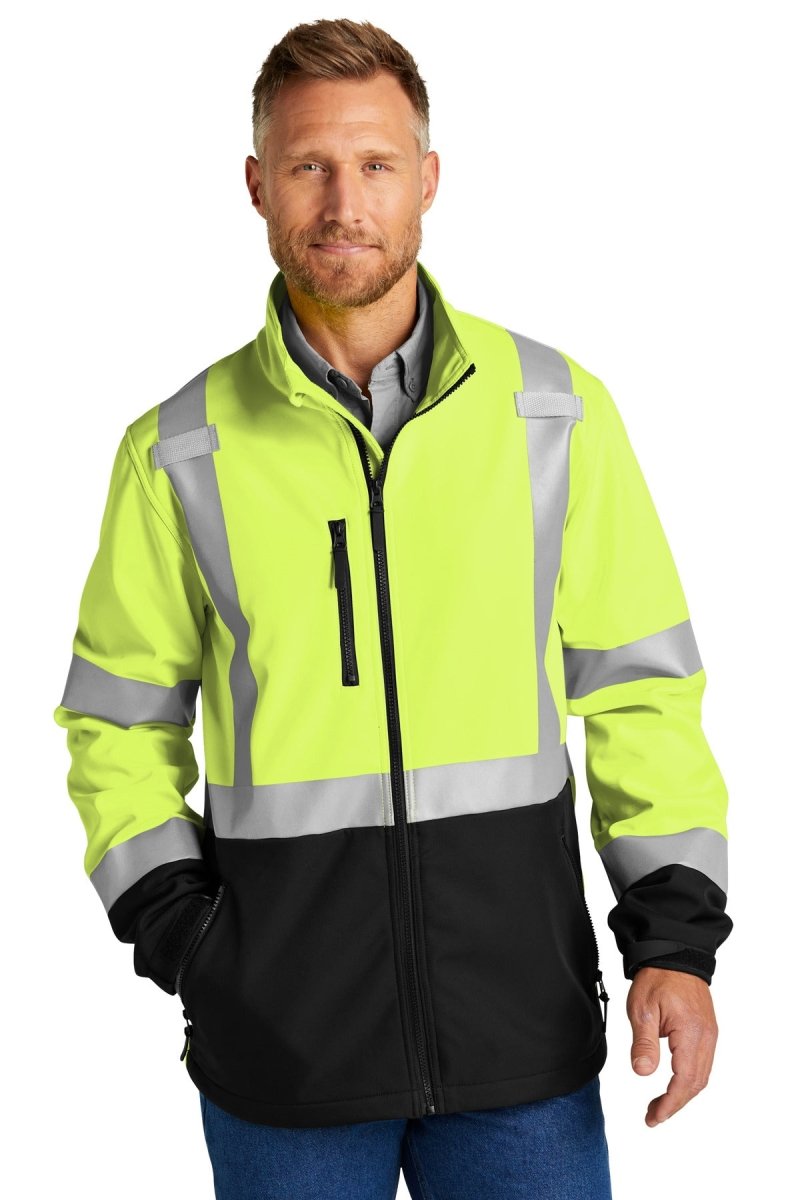 CornerStoneÂ® ANSI 107 Class 3 Soft Shell Jacket CSJ503 - uslegacypromotions