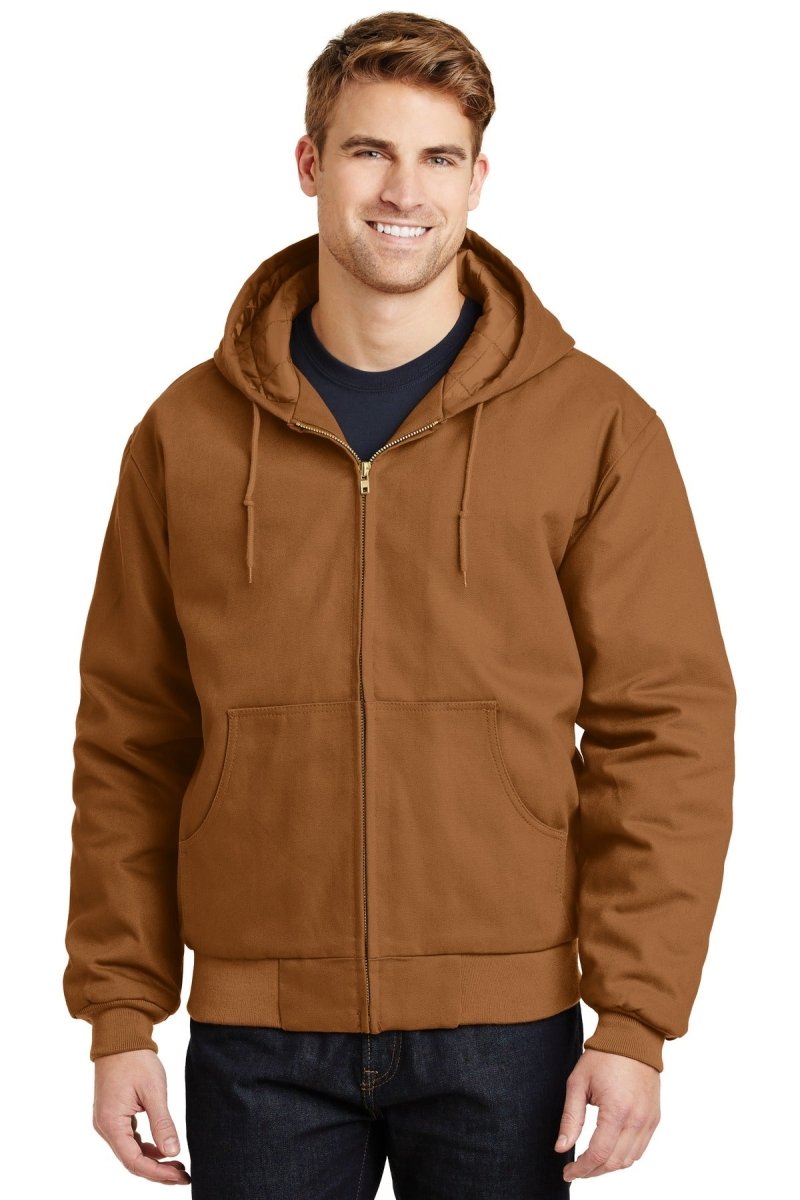 CornerStoneÂ® - Duck Cloth Hooded Work Jacket. J763H - uslegacypromotions