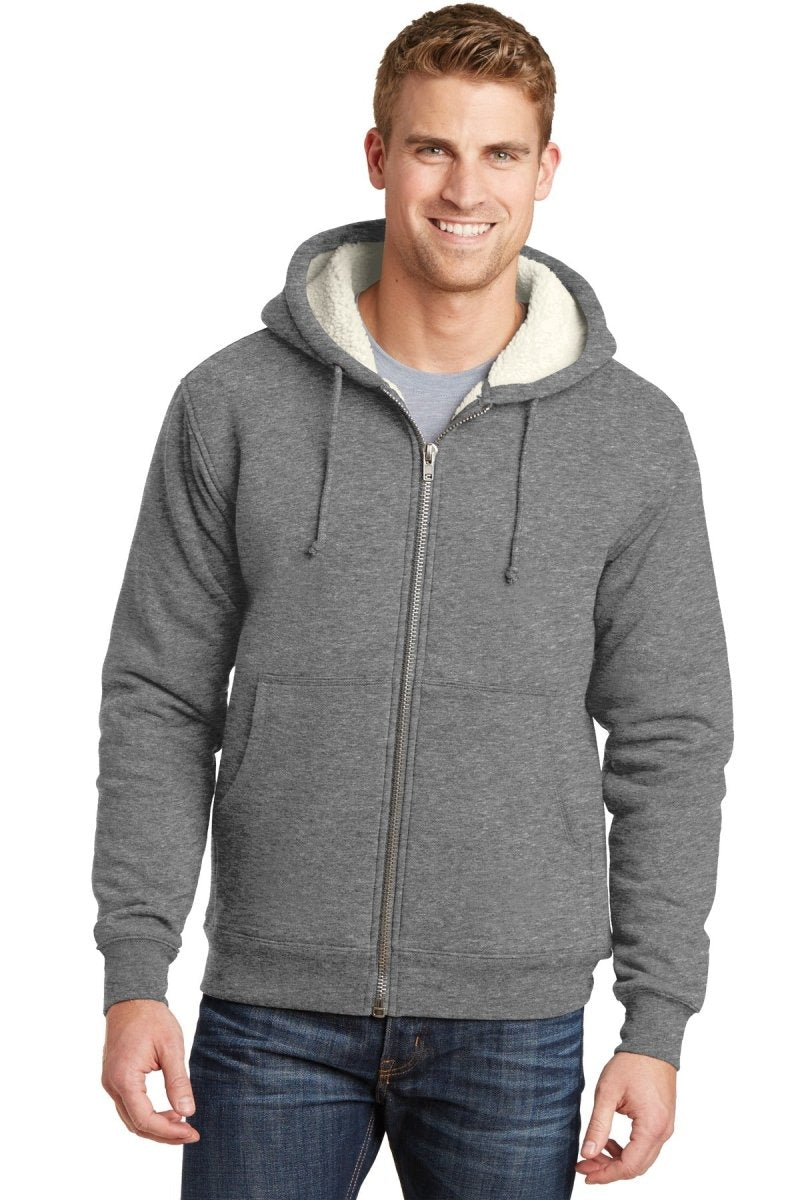 CornerStoneÂ® Heavyweight Sherpa-Lined Hooded Fleece Jacket. CS625 - uslegacypromotions