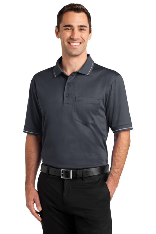 CornerStoneÂ® Select Snag-Proof Tipped Pocket Polo. CS415 - uslegacypromotions