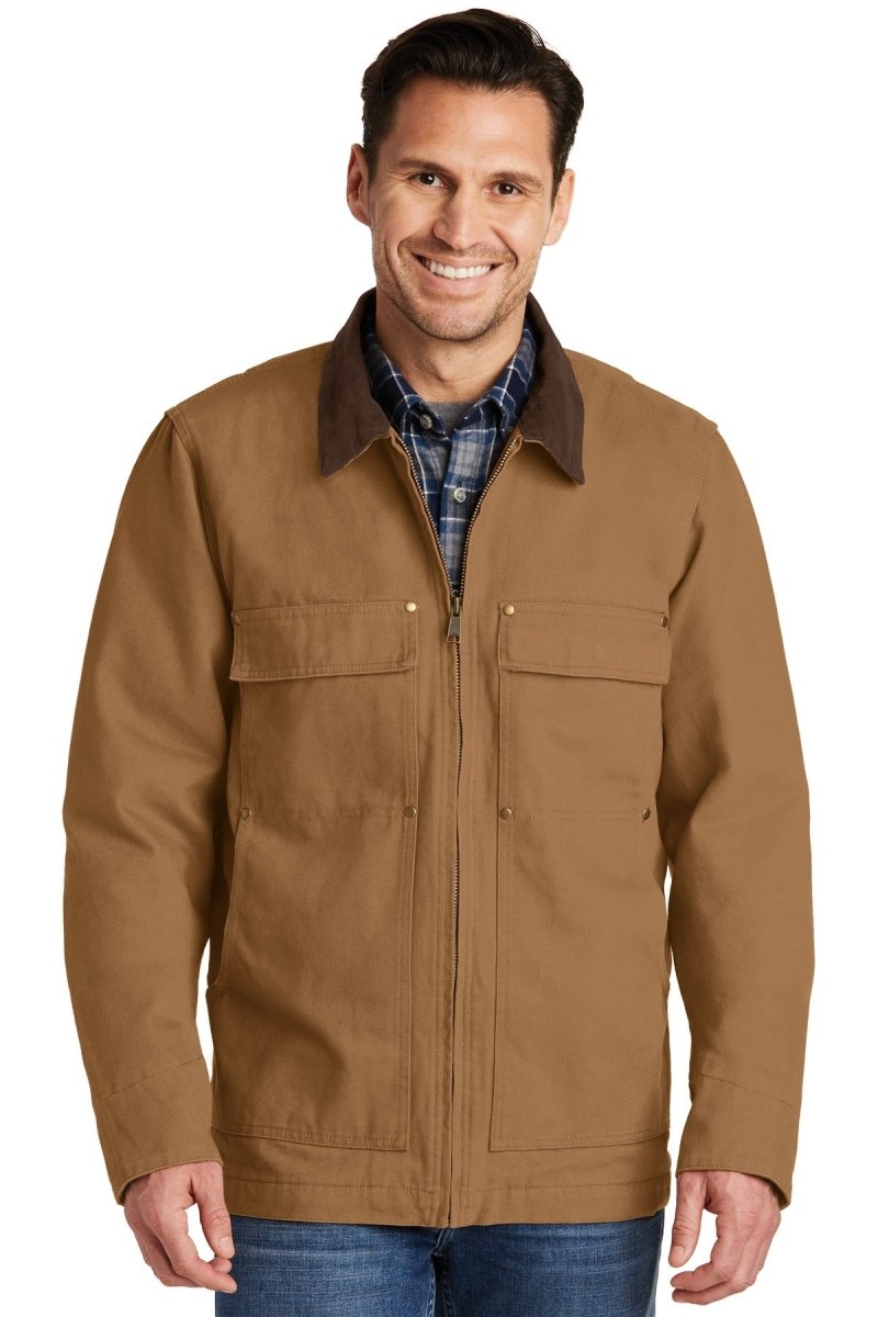 CornerStoneÂ® Washed Duck Cloth Chore Coat. CSJ50 - uslegacypromotions