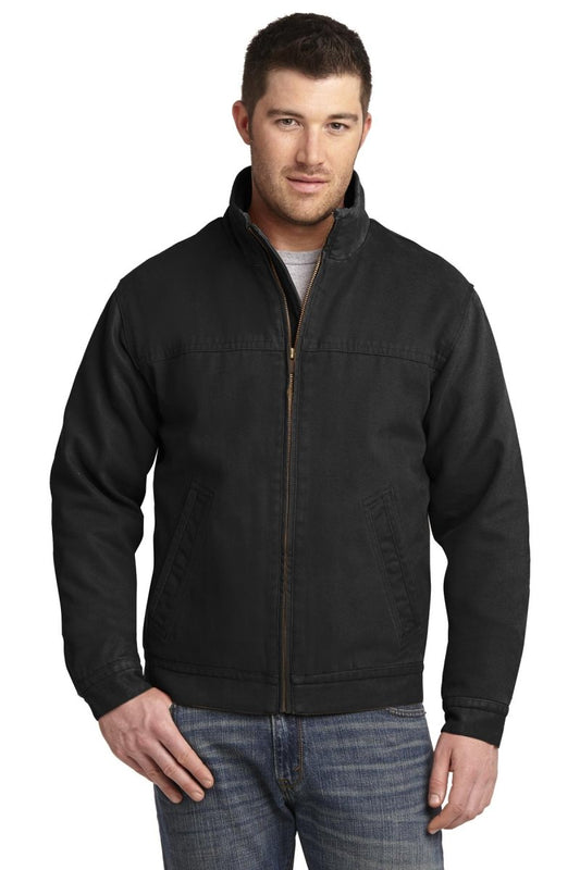 CornerStoneÂ® Washed Duck Cloth Flannel-Lined Work Jacket. CSJ40 - uslegacypromotions