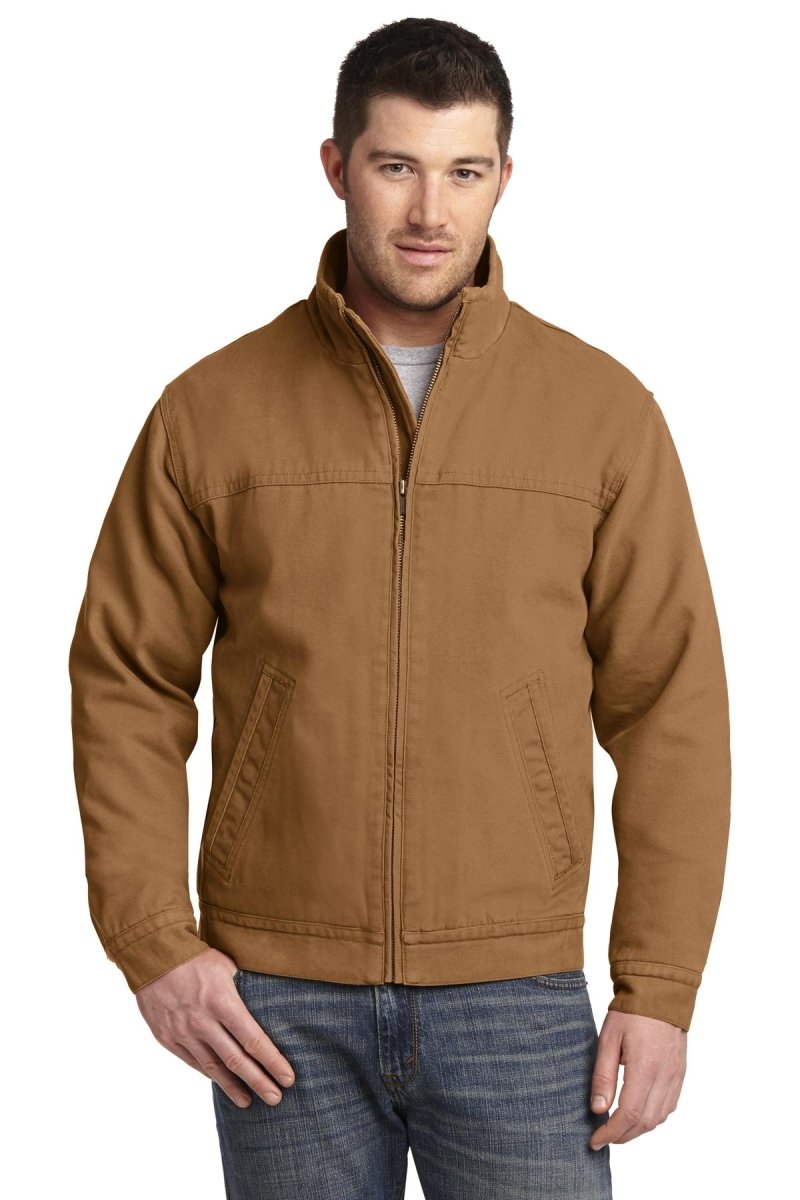 CornerStoneÂ® Washed Duck Cloth Flannel-Lined Work Jacket. CSJ40 - uslegacypromotions