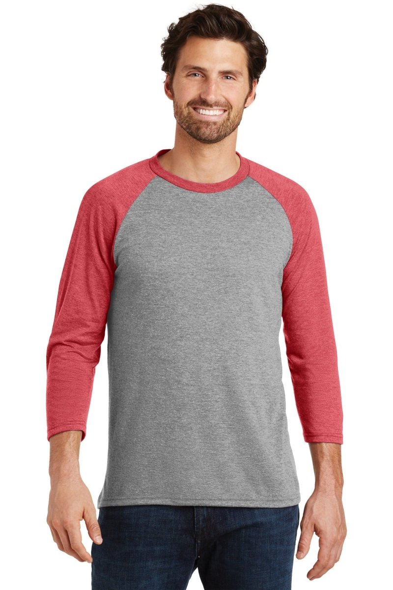 District Â® Perfect TriÂ® 3/4-Sleeve Raglan. DM136 - uslegacypromotions