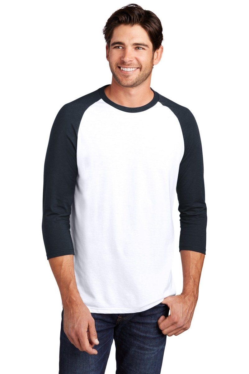 District Â® Perfect TriÂ® 3/4-Sleeve Raglan. DM136 - uslegacypromotions