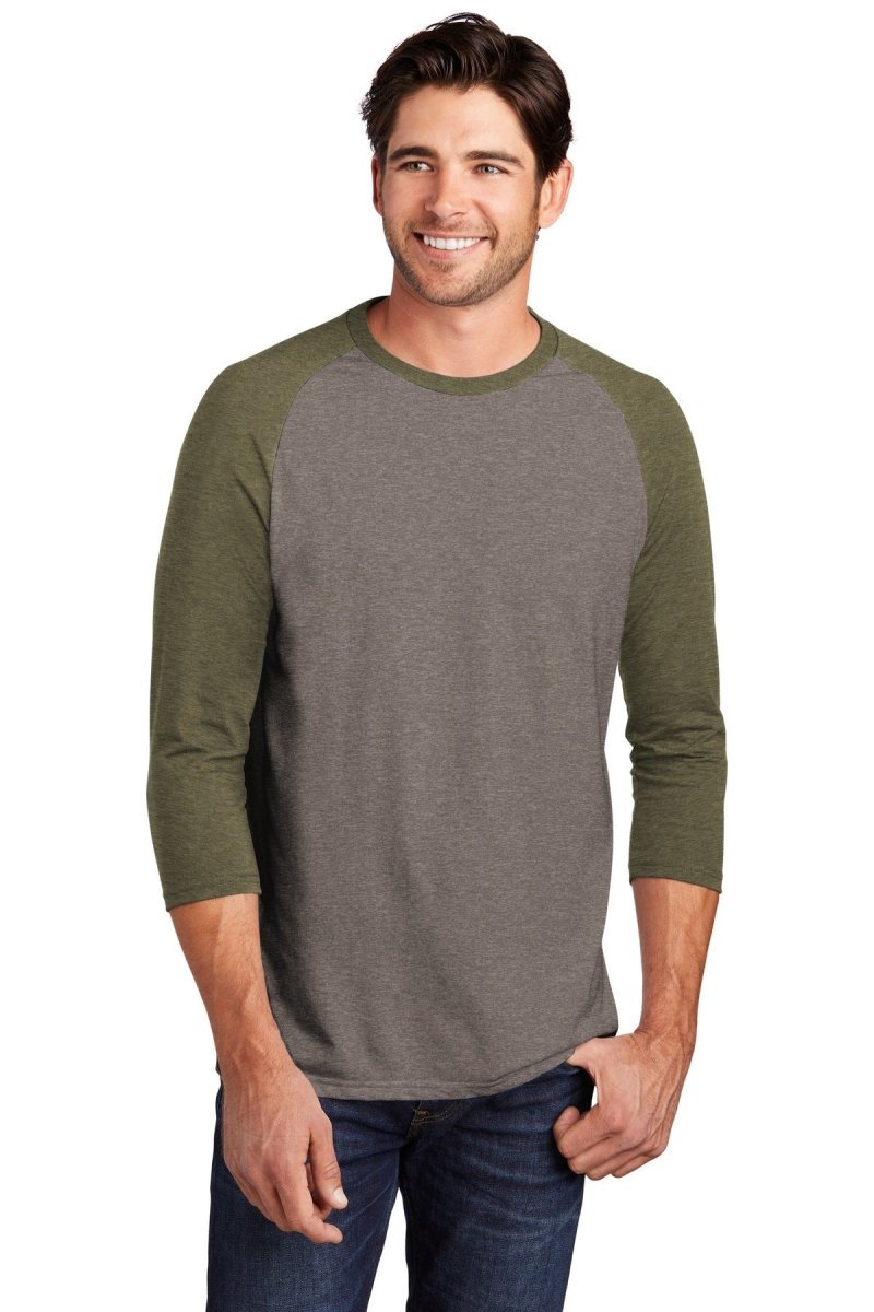 District Â® Perfect TriÂ® 3/4-Sleeve Raglan. DM136 - uslegacypromotions