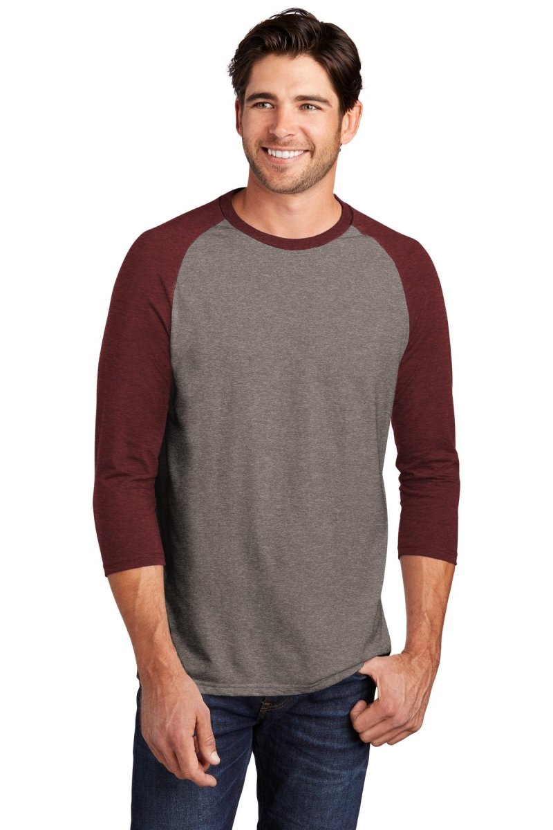 District Â® Perfect TriÂ® 3/4-Sleeve Raglan. DM136 - uslegacypromotions