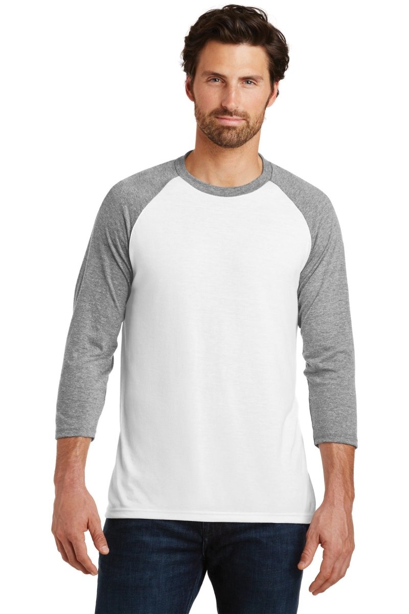 District Â® Perfect TriÂ® 3/4-Sleeve Raglan. DM136 - uslegacypromotions