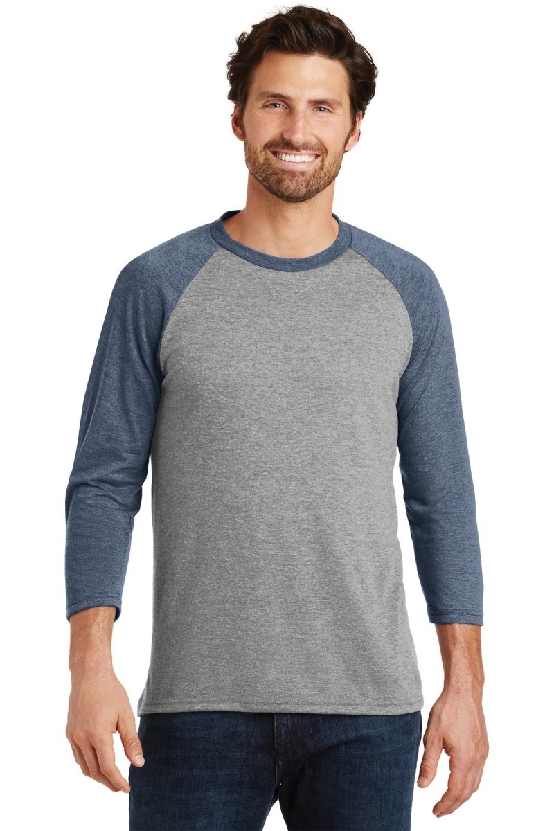 District Â® Perfect TriÂ® 3/4-Sleeve Raglan. DM136 - uslegacypromotions