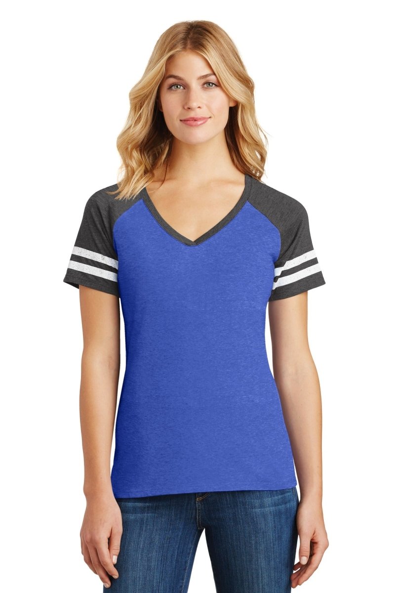 District Â® Women's Game V-Neck Tee. DM476 - uslegacypromotions