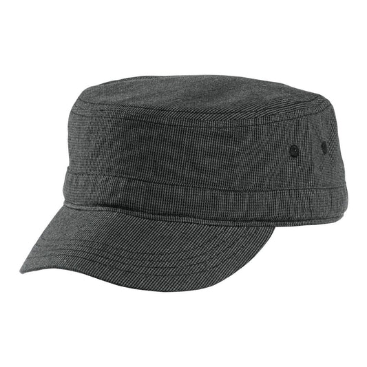 District® Houndstooth Military Hat DT619 - uslegacypromotions