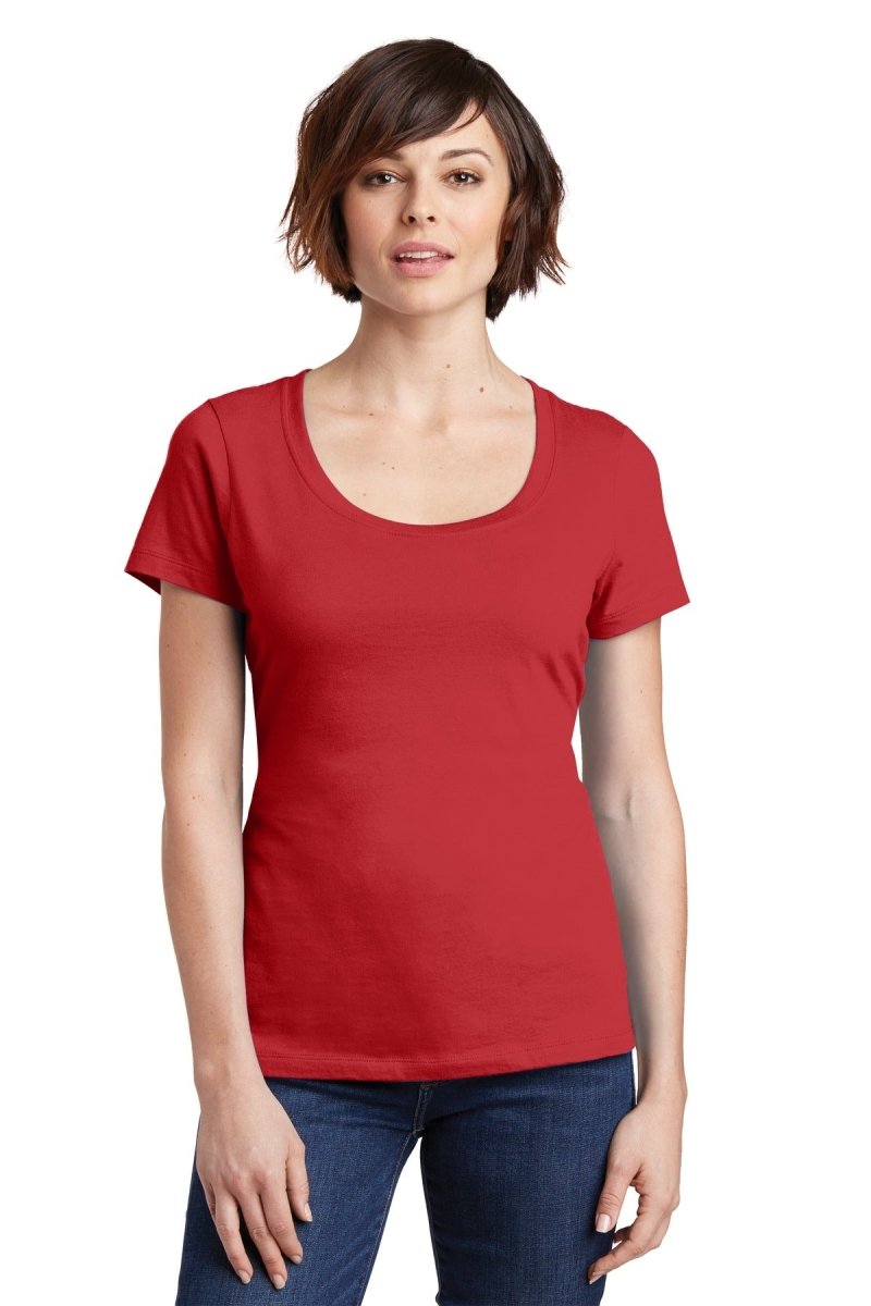 District® Women's Perfect Weight® Scoop Tee. DM106L - uslegacypromotions