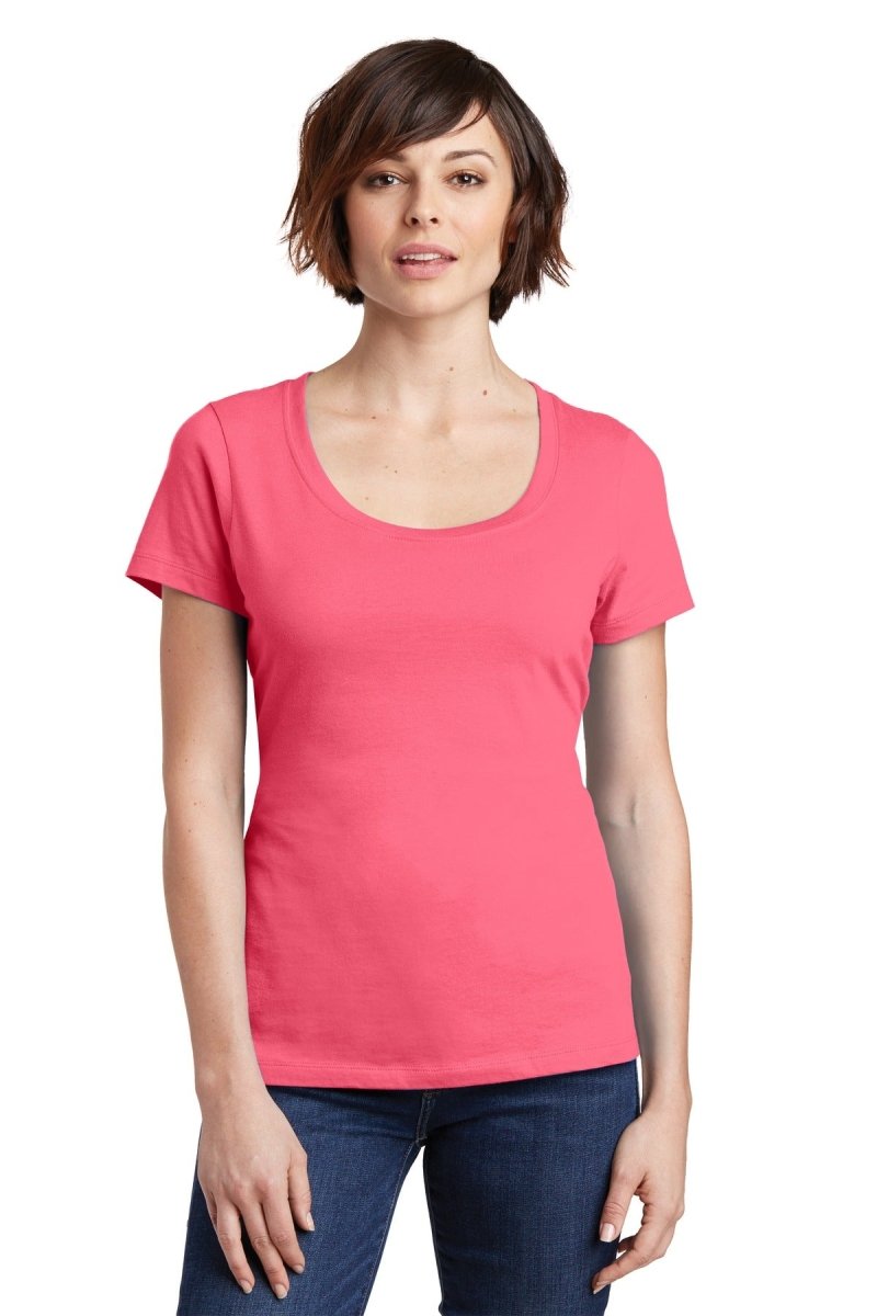 District® Women's Perfect Weight® Scoop Tee. DM106L - uslegacypromotions