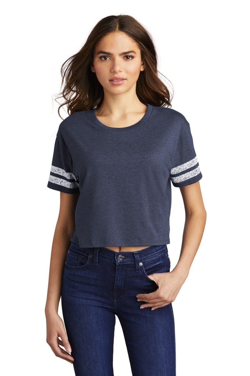 District ® Women's Scorecard Crop Tee DT488 - uslegacypromotions