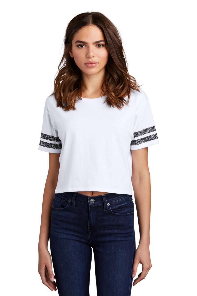 District ® Women's Scorecard Crop Tee DT488 - uslegacypromotions