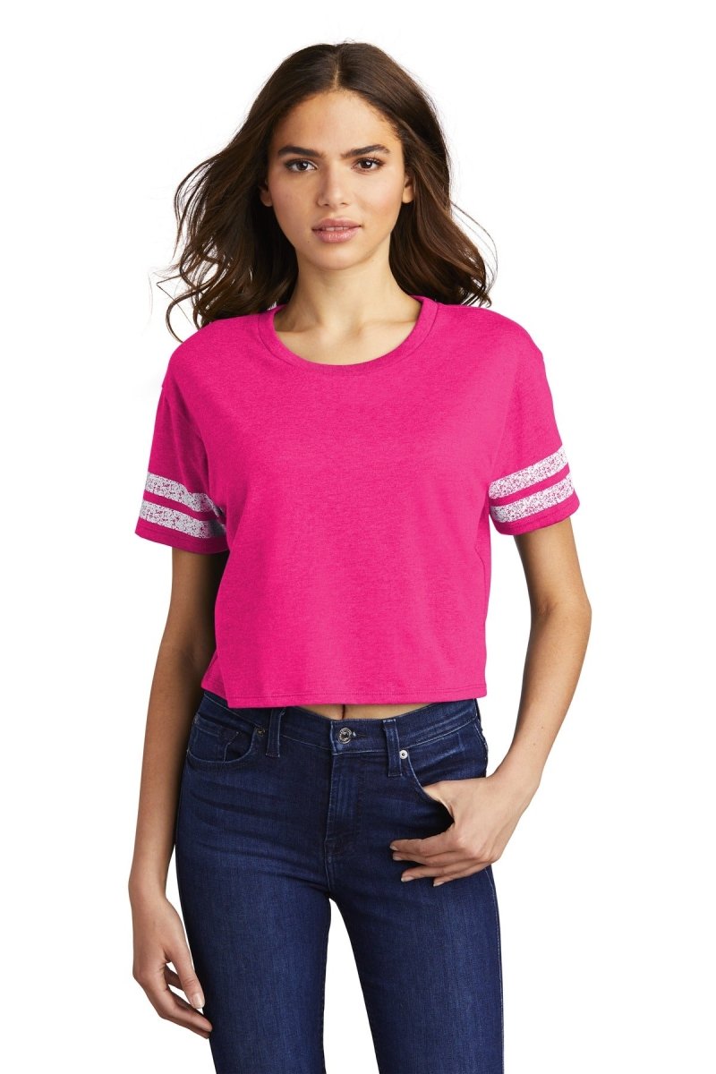 District ® Women's Scorecard Crop Tee DT488 - uslegacypromotions