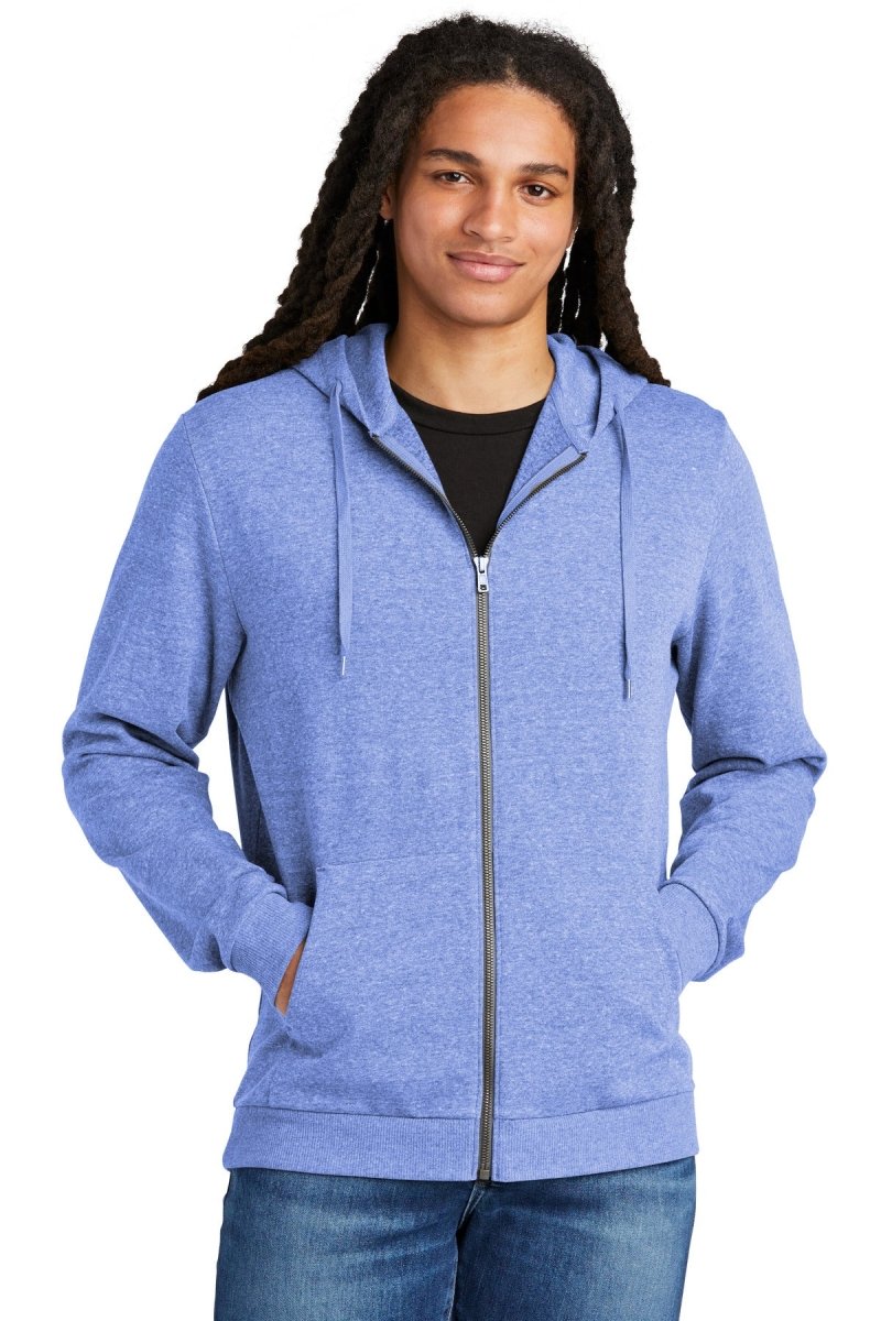 DistrictÂ® Perfect TriÂ® Fleece Full-Zip Hoodie DT1302 - uslegacypromotions