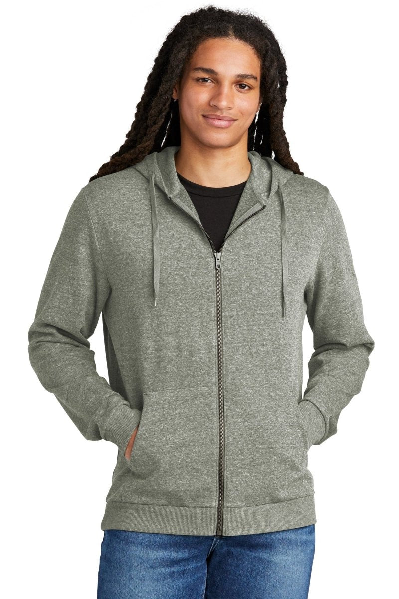 DistrictÂ® Perfect TriÂ® Fleece Full-Zip Hoodie DT1302 - uslegacypromotions