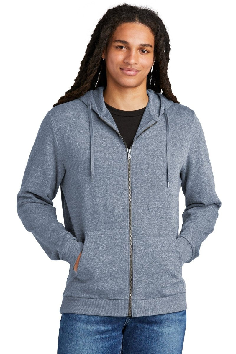 DistrictÂ® Perfect TriÂ® Fleece Full-Zip Hoodie DT1302 - uslegacypromotions