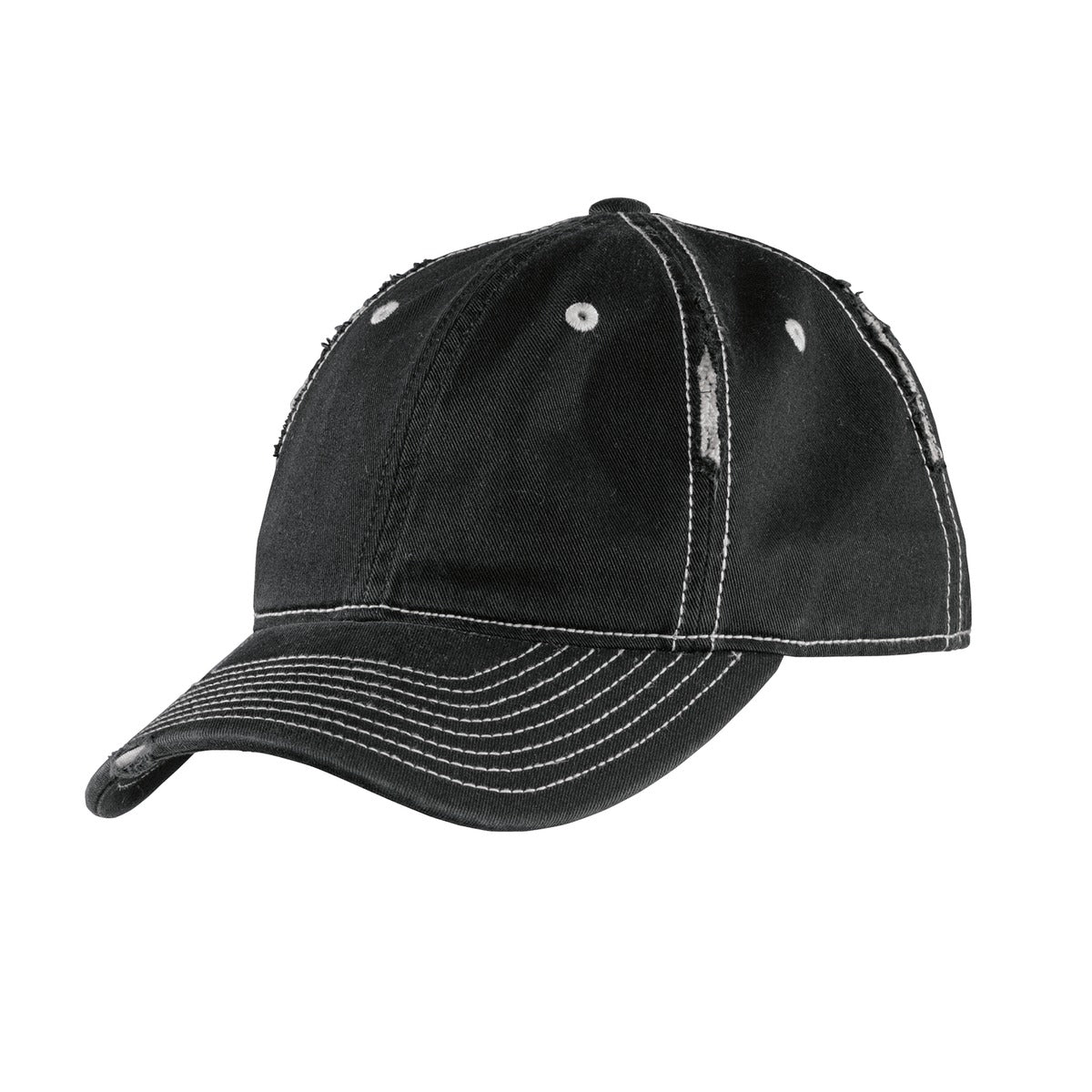 DistrictÂ® Rip and Distressed Cap DT612 - uslegacypromotions