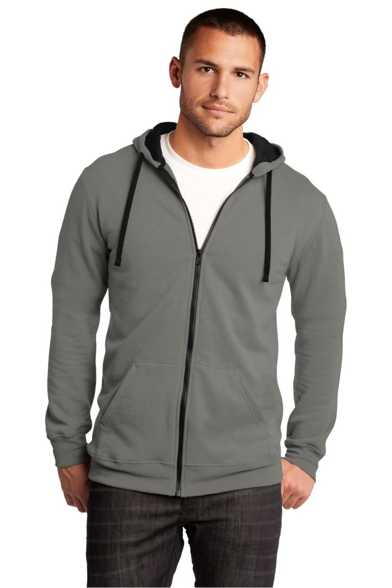 DistrictÂ® The Concert FleeceÂ® Full-Zip Hoodie. DT800 - uslegacypromotions