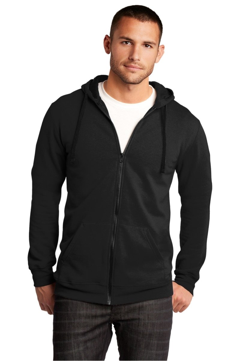 DistrictÂ® The Concert FleeceÂ® Full-Zip Hoodie. DT800 - uslegacypromotions