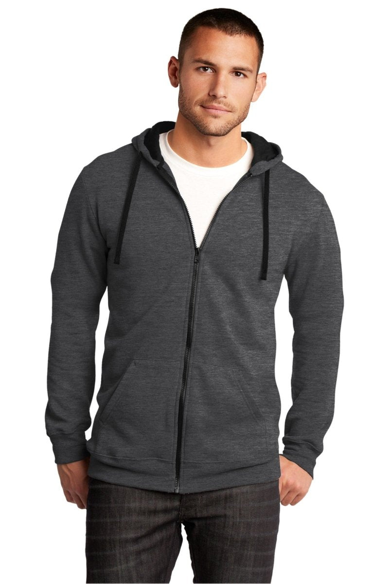 DistrictÂ® The Concert FleeceÂ® Full-Zip Hoodie. DT800 - uslegacypromotions